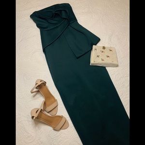 ASOS Scuba Bandeau Gown